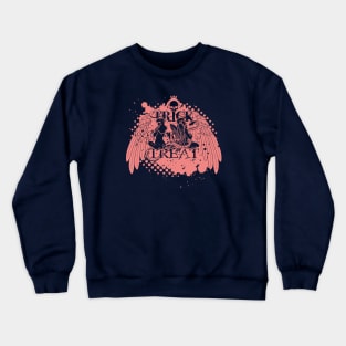 Trick or Treat? - Deep Pink Crewneck Sweatshirt